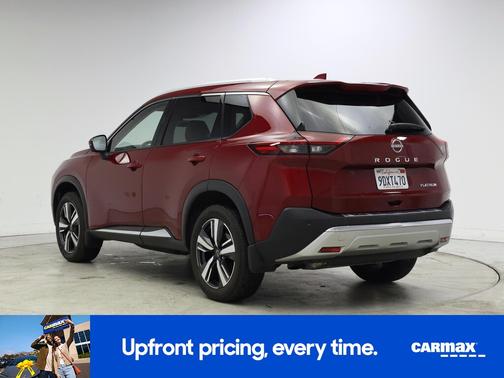 Red 2023 Nissan Rogue Platinum
