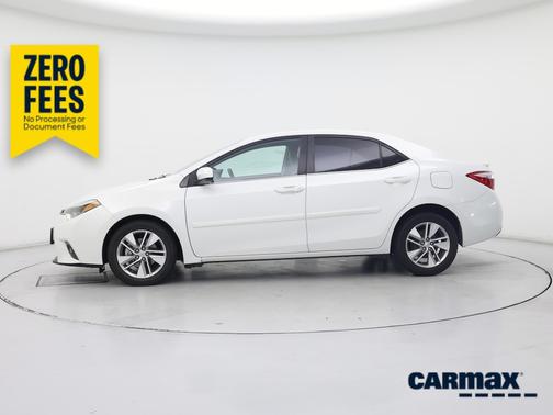 White 2015 Toyota Corolla LE Eco Plus