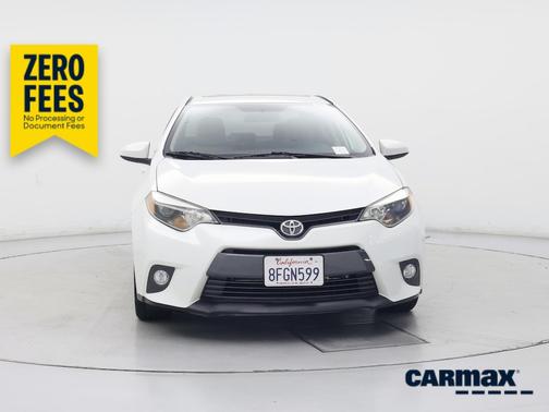 White 2015 Toyota Corolla LE Eco Plus
