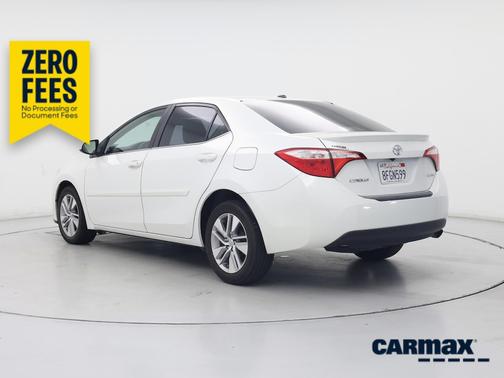 White 2015 Toyota Corolla LE Eco Plus