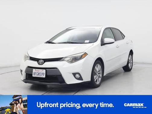 White 2015 Toyota Corolla LE Eco Plus