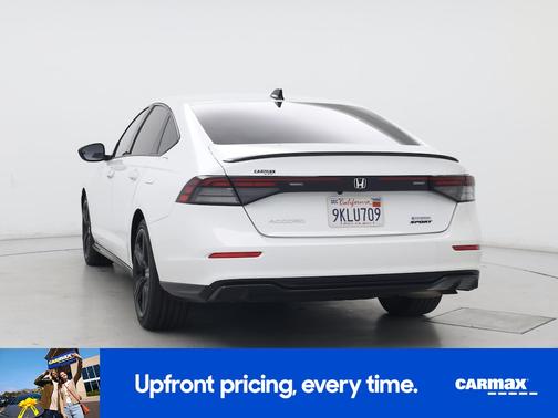 White 2024 Honda Accord Hybrid Sport-L