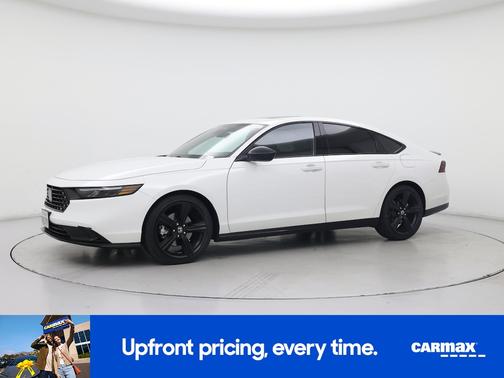 White 2024 Honda Accord Hybrid Sport-L