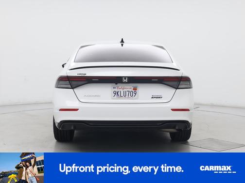 White 2024 Honda Accord Hybrid Sport-L