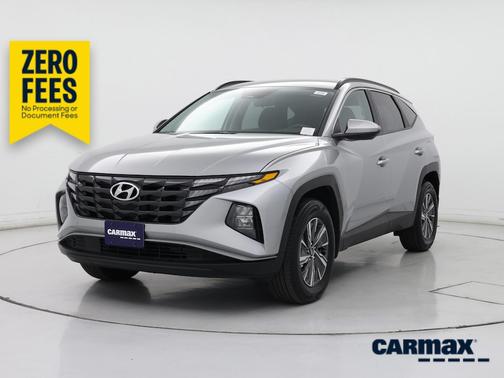 Silver 2024 Hyundai TUCSON Hybrid Blue