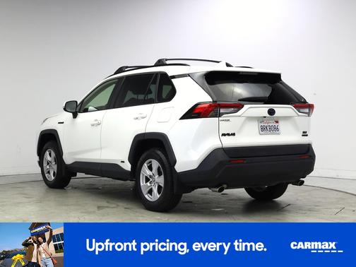 White 2020 Toyota RAV4 Hybrid XLE