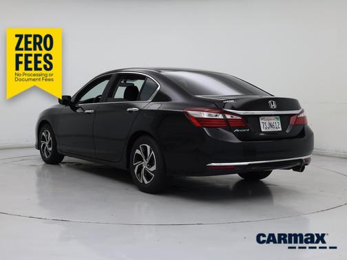 Black 2016 Honda Accord LX