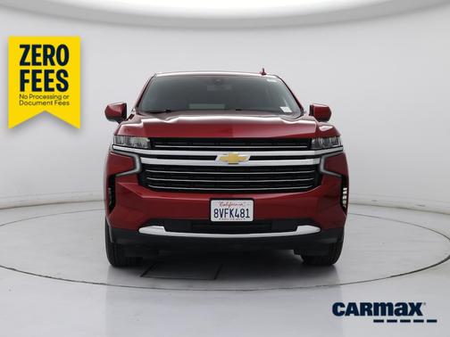 Red 2021 Chevrolet Suburban LT