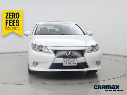 White 2015 Lexus ES 350