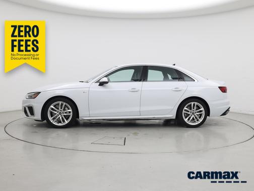 White 2022 Audi A4 S-Line Premium Plus