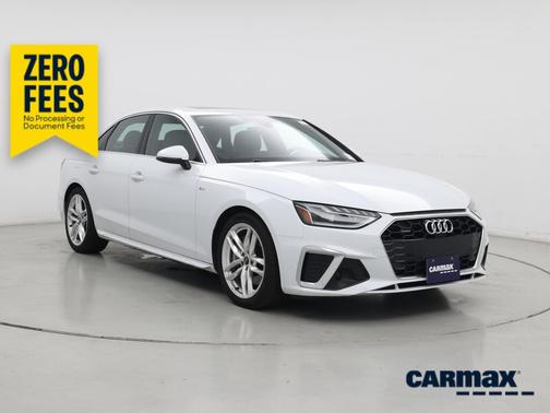 White 2022 Audi A4 S-Line Premium Plus