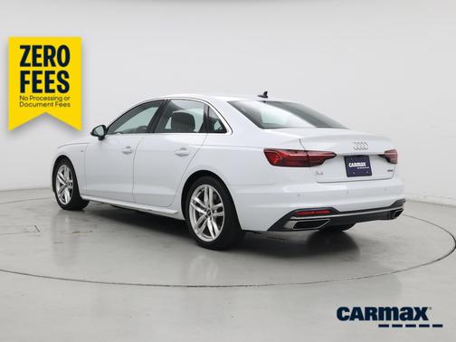 White 2022 Audi A4 S-Line Premium Plus