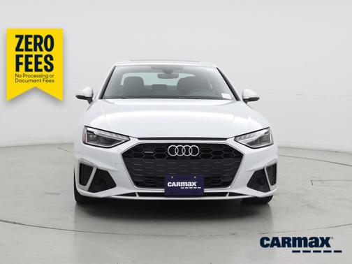White 2022 Audi A4 S-Line Premium Plus