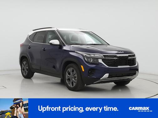 Blue 2024 Kia Seltos S