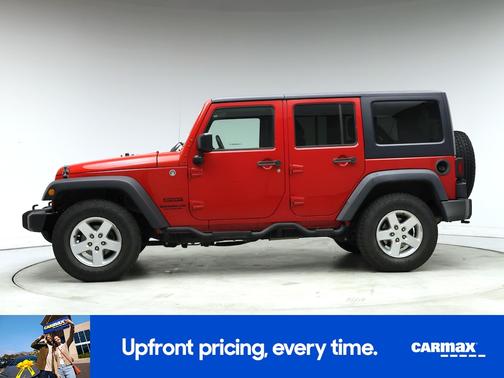 Red 2015 Jeep Wrangler Unlimited Sport