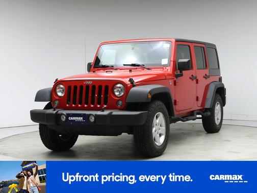 Red 2015 Jeep Wrangler Unlimited Sport