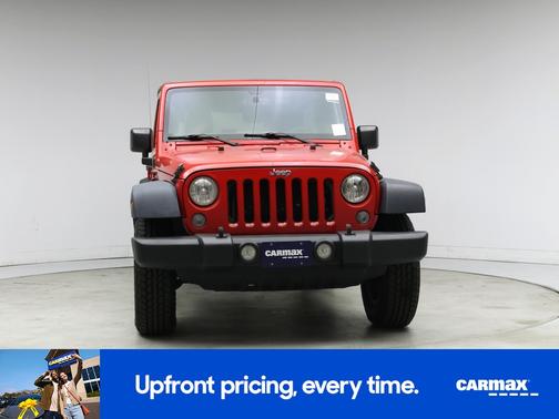 Red 2015 Jeep Wrangler Unlimited Sport