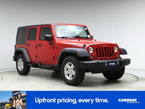 Red 2015 Jeep Wrangler Unlimited Sport