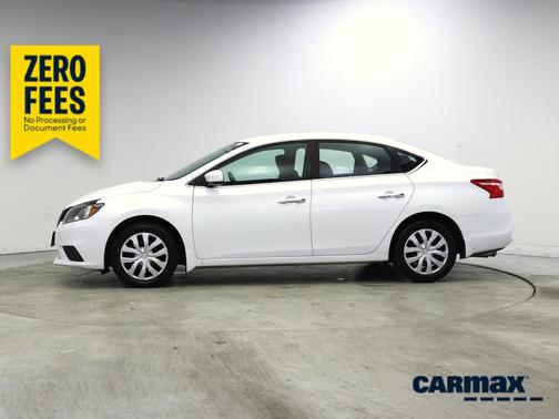White 2019 Nissan Sentra S