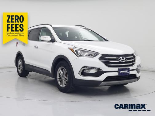 White 2018 Hyundai Santa Fe Sport
