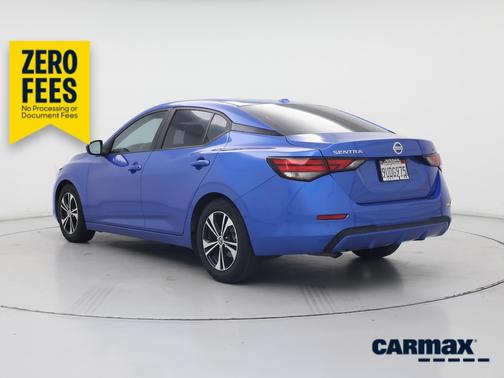 Blue 2022 Nissan Sentra SV