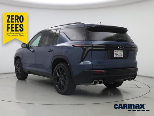 Blue 2025 Chevrolet Traverse RS