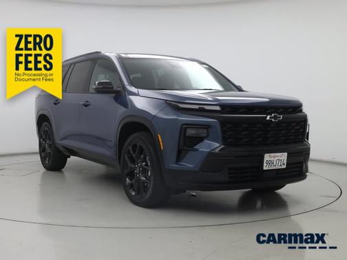 Blue 2025 Chevrolet Traverse RS