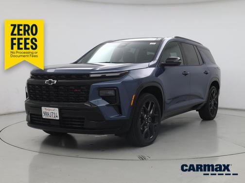 Blue 2025 Chevrolet Traverse RS
