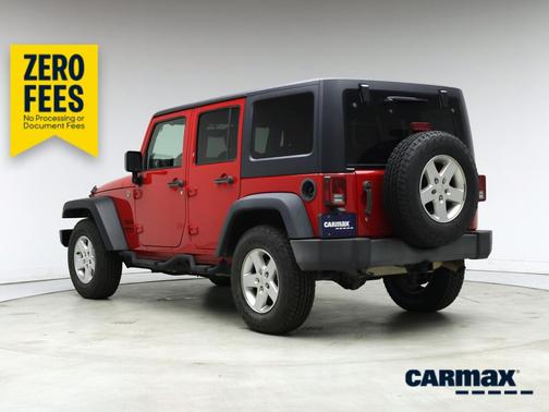 Red 2015 Jeep Wrangler Unlimited Sport
