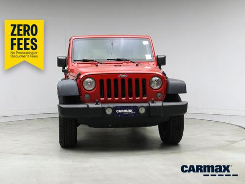 Red 2015 Jeep Wrangler Unlimited Sport