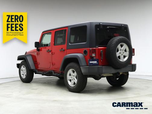 Red 2015 Jeep Wrangler Unlimited Sport