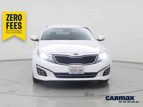 White 2014 Kia Optima SX