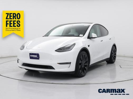 White 2022 Tesla Model Y Performance