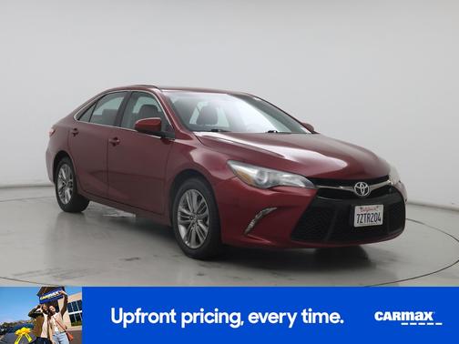 Red 2017 Toyota Camry SE
