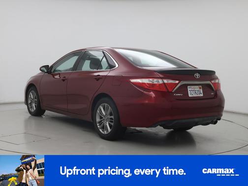Red 2017 Toyota Camry SE
