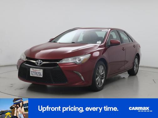 Red 2017 Toyota Camry SE