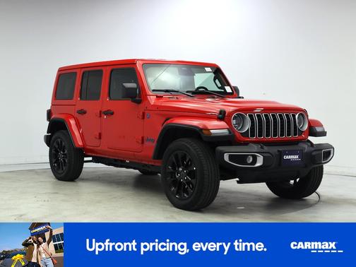 Red 2025 Jeep Wrangler 4xe Sahara