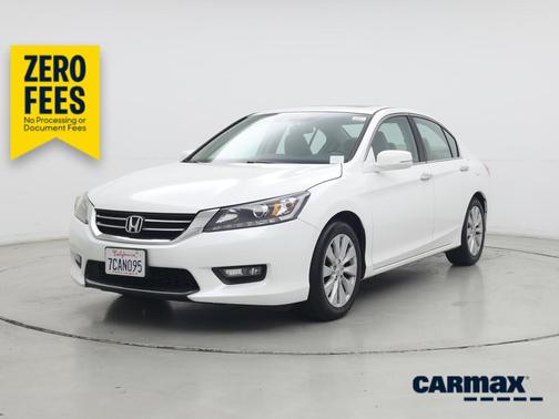 White 2014 Honda Accord EX-L