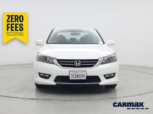 White 2014 Honda Accord EX-L