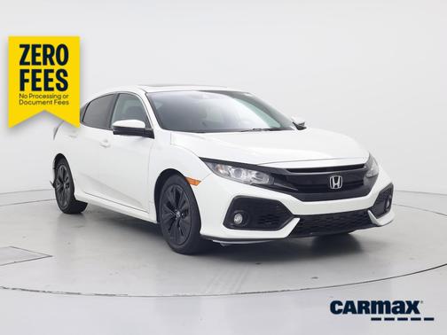 White 2019 Honda Civic EX