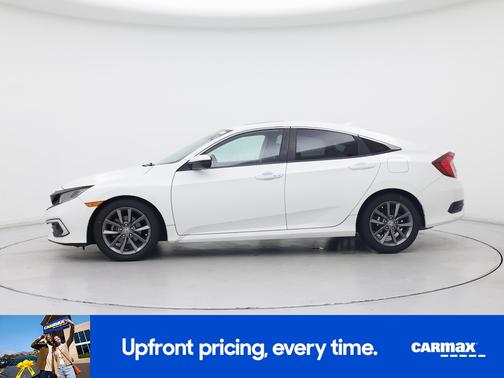 White 2020 Honda Civic EX