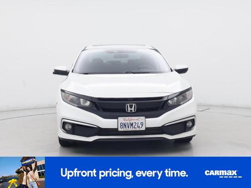 White 2020 Honda Civic EX