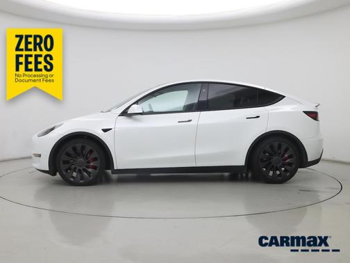 White 2025 Tesla Model Y Performance
