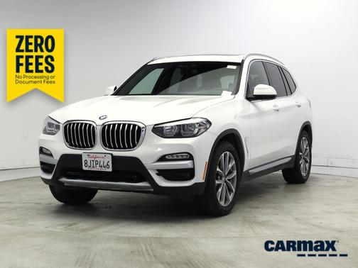 White 2019 BMW X3 sDrive30i