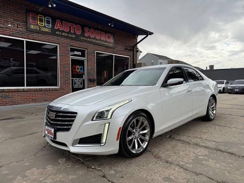 Crystal White Tricoat 2017 Cadillac CTS 2.0L Turbo Luxury