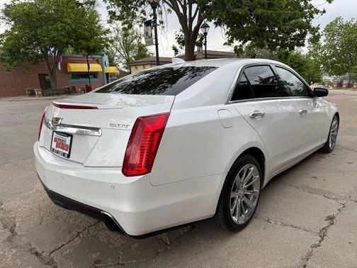 Crystal White Tricoat 2017 Cadillac CTS 2.0L Turbo Luxury