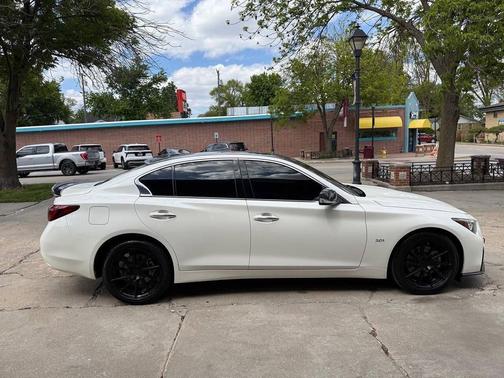 Majestic White 2018 INFINITI Q50 3.0t Sport