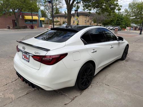 Majestic White 2018 INFINITI Q50 3.0t Sport
