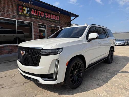 Crystal White Tricoat 2021 Cadillac Escalade Sport Platinum