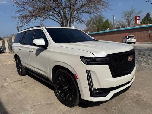 Crystal White Tricoat 2021 Cadillac Escalade Sport Platinum